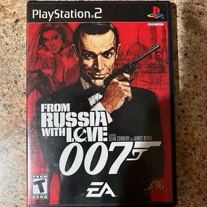From Russia With Love 007 for PlayStation 2 - Red and Black